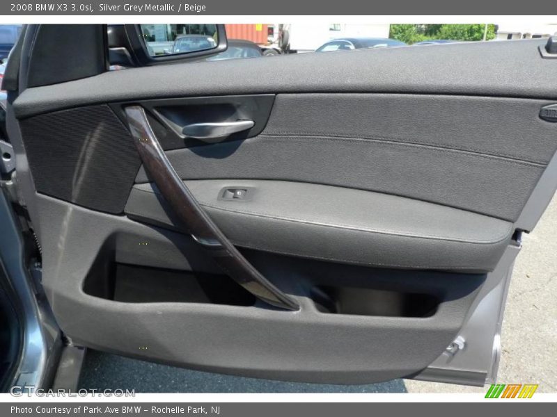 Silver Grey Metallic / Beige 2008 BMW X3 3.0si