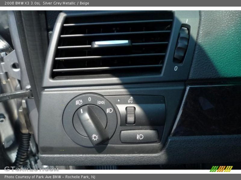 Silver Grey Metallic / Beige 2008 BMW X3 3.0si
