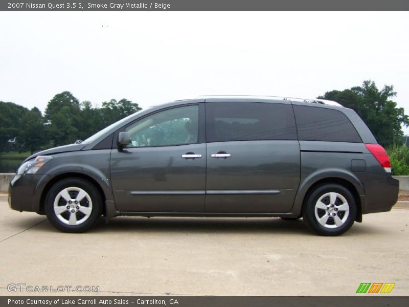 Smoke Gray Metallic / Beige 2007 Nissan Quest 3.5 S