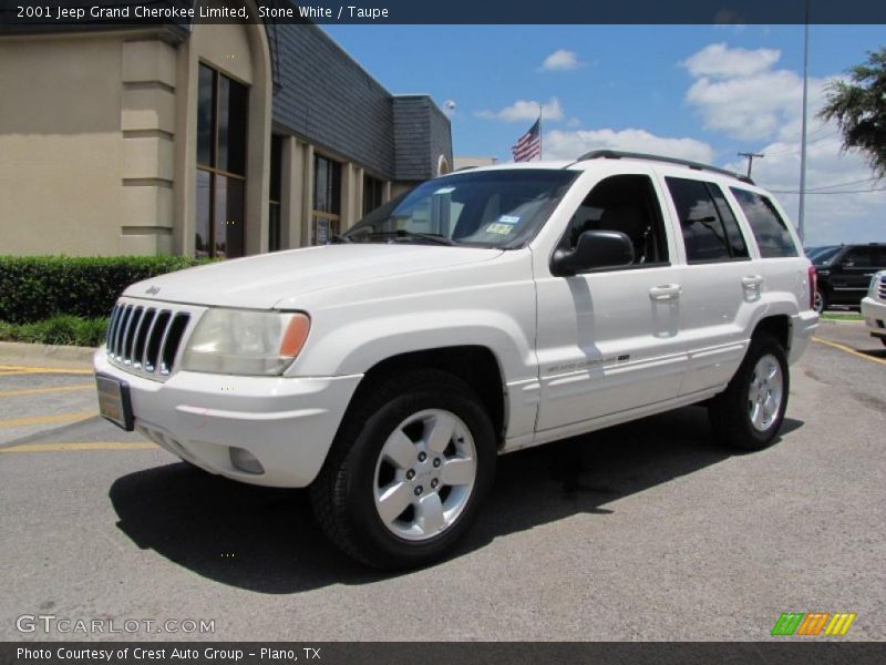 Stone White / Taupe 2001 Jeep Grand Cherokee Limited