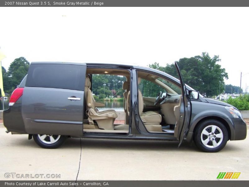 Smoke Gray Metallic / Beige 2007 Nissan Quest 3.5 S