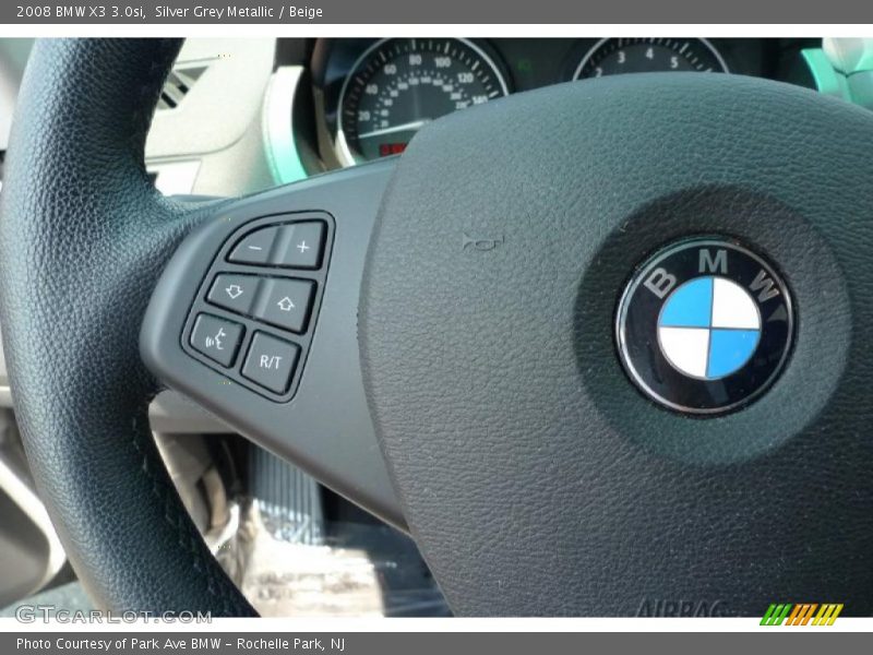 Silver Grey Metallic / Beige 2008 BMW X3 3.0si