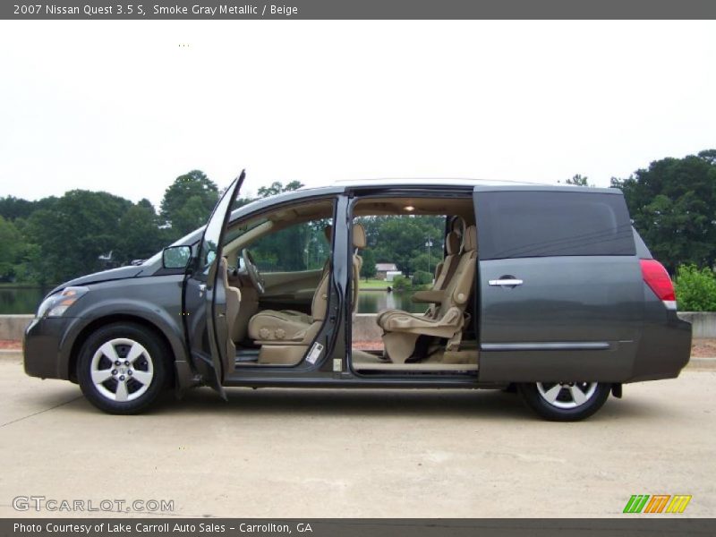 Smoke Gray Metallic / Beige 2007 Nissan Quest 3.5 S