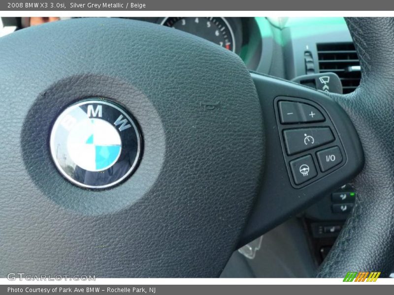 Silver Grey Metallic / Beige 2008 BMW X3 3.0si
