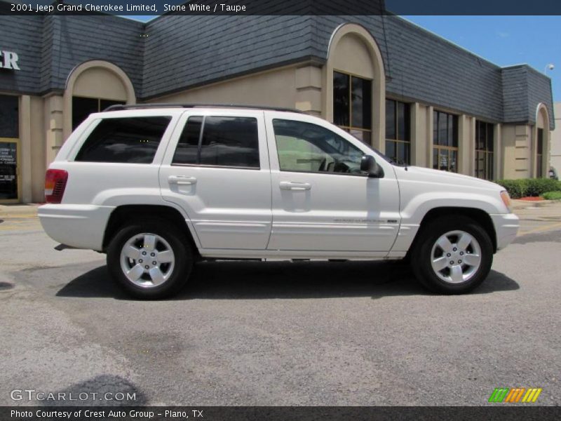 Stone White / Taupe 2001 Jeep Grand Cherokee Limited