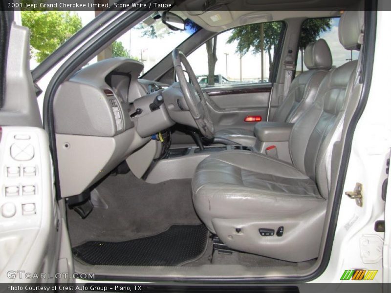 Stone White / Taupe 2001 Jeep Grand Cherokee Limited