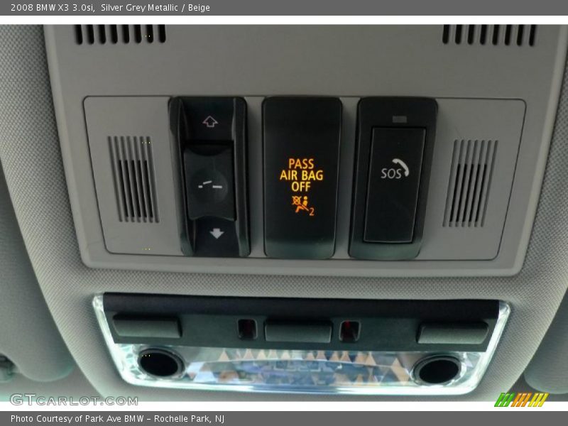 Silver Grey Metallic / Beige 2008 BMW X3 3.0si