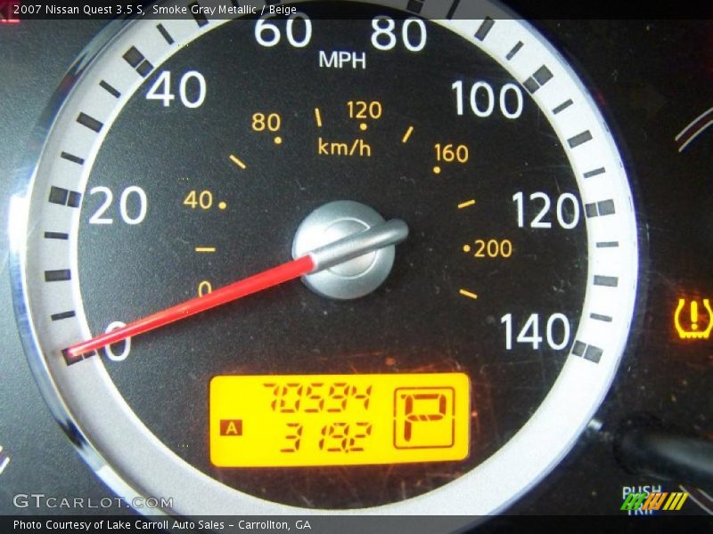Smoke Gray Metallic / Beige 2007 Nissan Quest 3.5 S