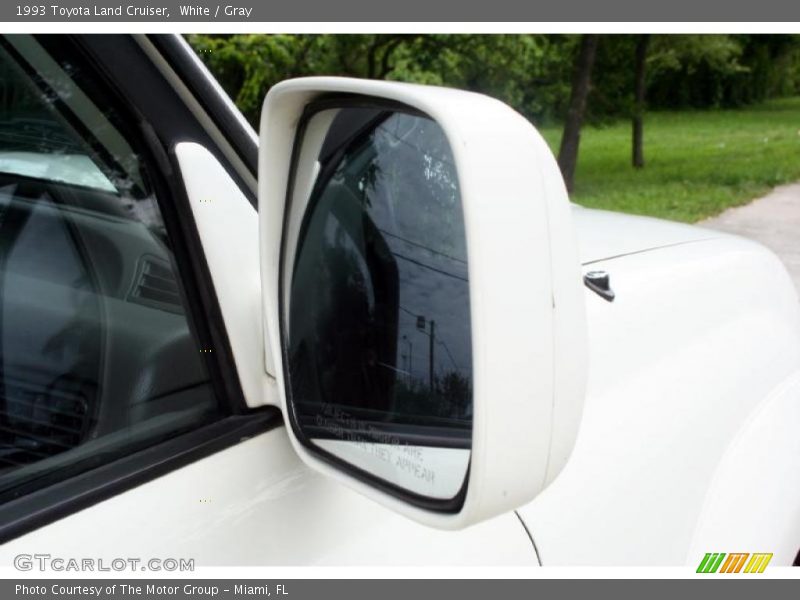 White / Gray 1993 Toyota Land Cruiser