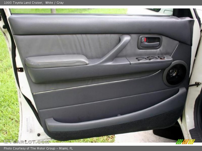 White / Gray 1993 Toyota Land Cruiser
