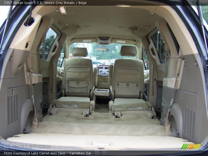 Smoke Gray Metallic / Beige 2007 Nissan Quest 3.5 S