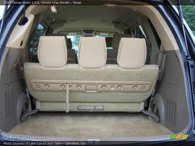 Smoke Gray Metallic / Beige 2007 Nissan Quest 3.5 S