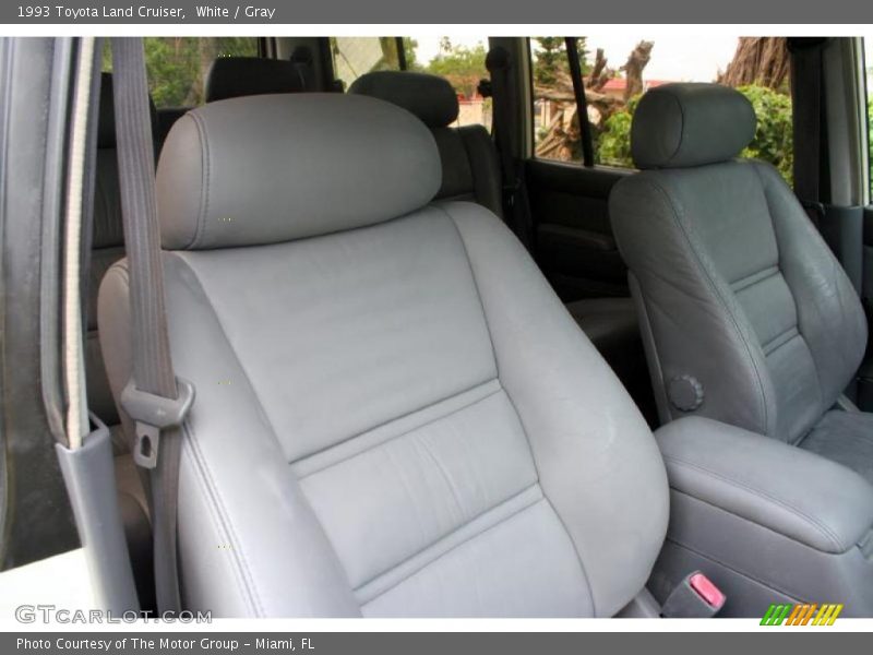 White / Gray 1993 Toyota Land Cruiser