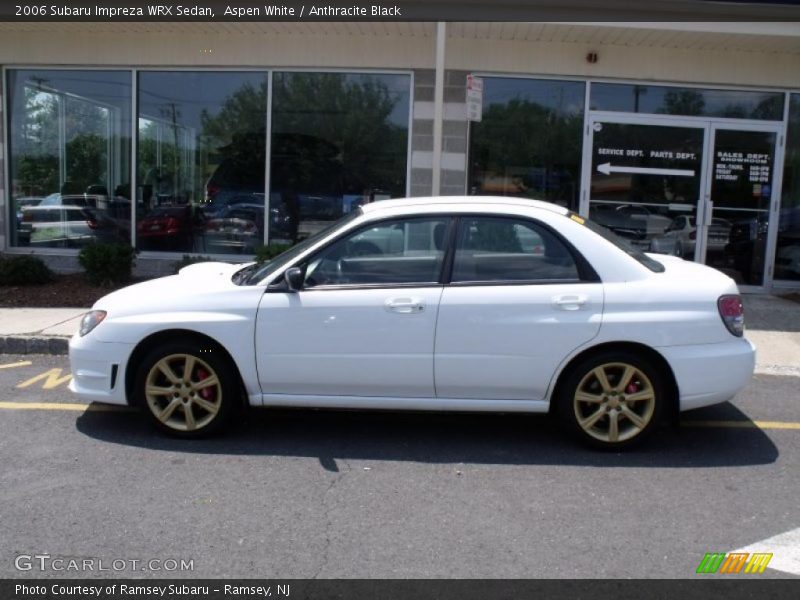 Aspen White / Anthracite Black 2006 Subaru Impreza WRX Sedan