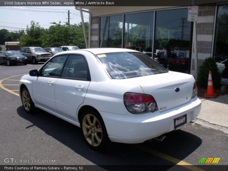 Aspen White / Anthracite Black 2006 Subaru Impreza WRX Sedan