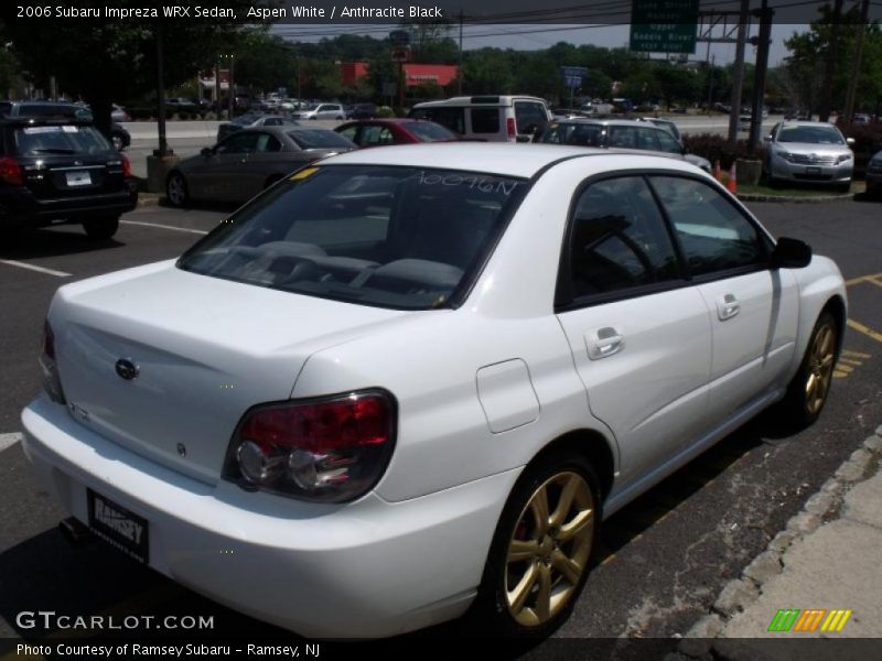 Aspen White / Anthracite Black 2006 Subaru Impreza WRX Sedan