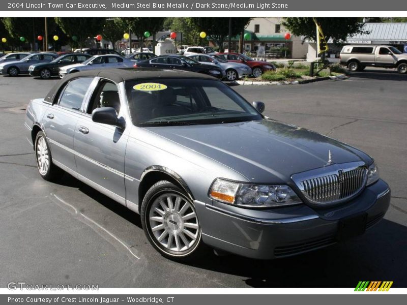 Medium Steel Blue Metallic / Dark Stone/Medium Light Stone 2004 Lincoln Town Car Executive
