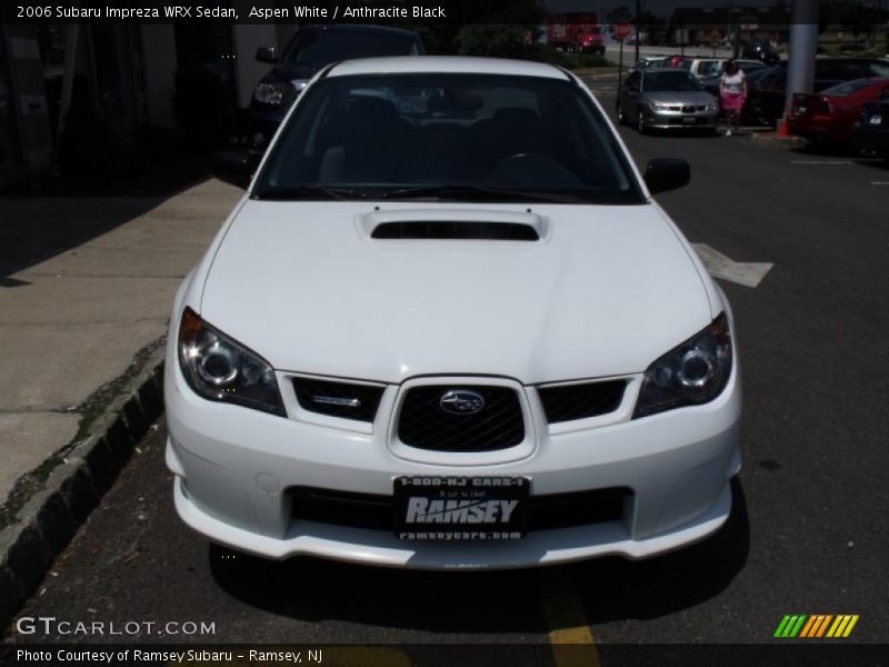 Aspen White / Anthracite Black 2006 Subaru Impreza WRX Sedan