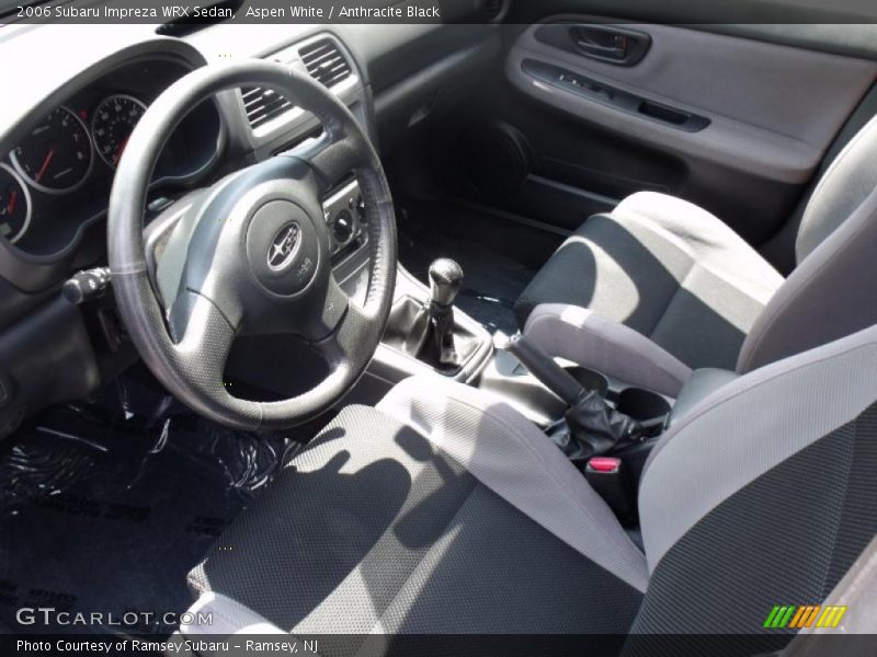 Aspen White / Anthracite Black 2006 Subaru Impreza WRX Sedan