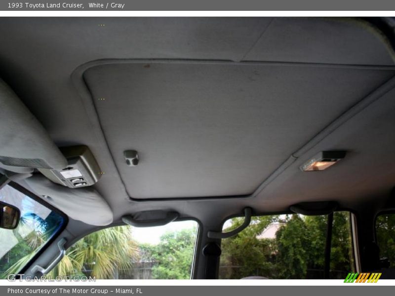 White / Gray 1993 Toyota Land Cruiser