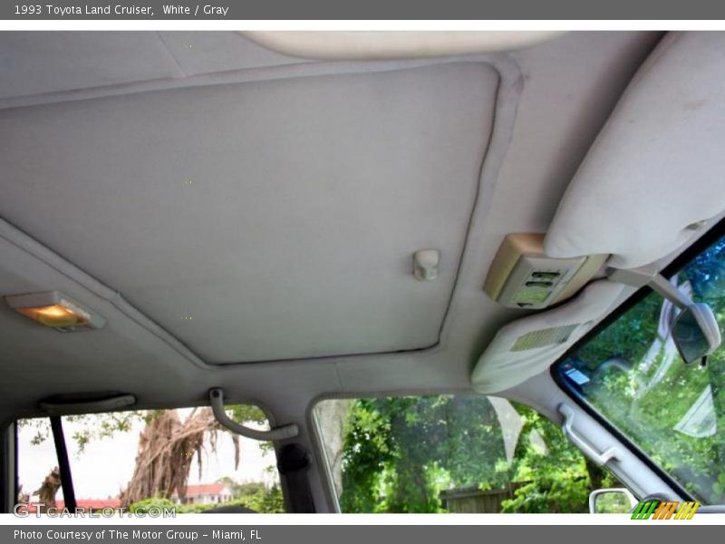 White / Gray 1993 Toyota Land Cruiser