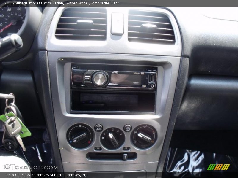 Aspen White / Anthracite Black 2006 Subaru Impreza WRX Sedan