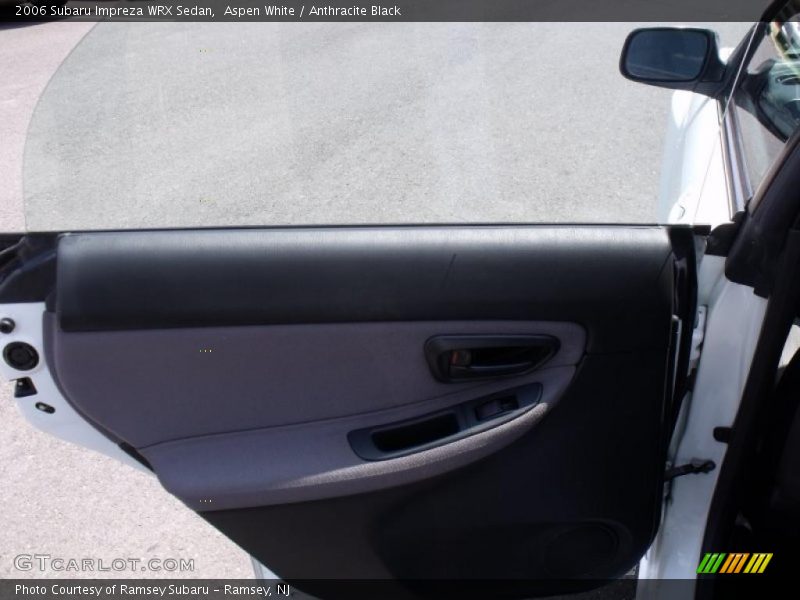 Aspen White / Anthracite Black 2006 Subaru Impreza WRX Sedan