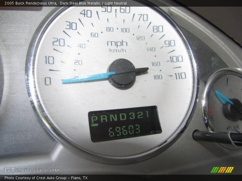 Dark Steel Blue Metallic / Light Neutral 2005 Buick Rendezvous Ultra