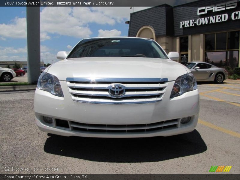 Blizzard White Pearl / Light Gray 2007 Toyota Avalon Limited