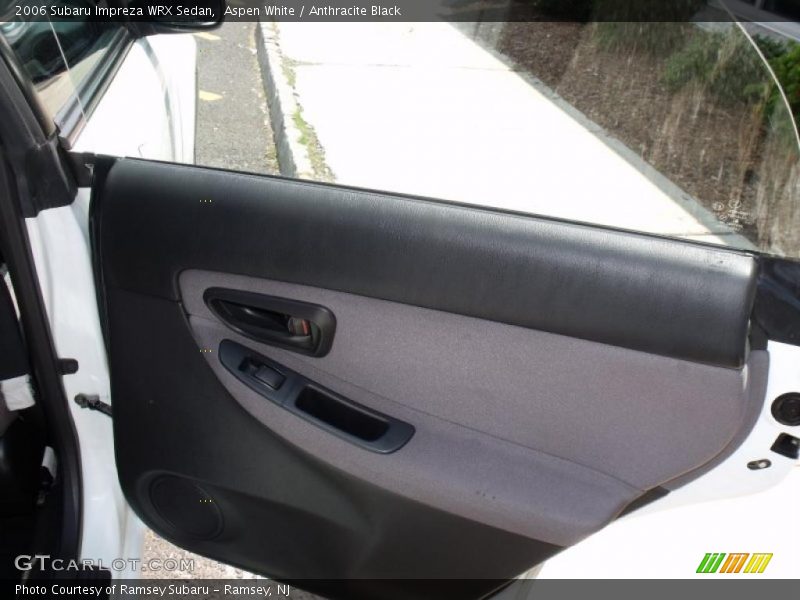 Aspen White / Anthracite Black 2006 Subaru Impreza WRX Sedan