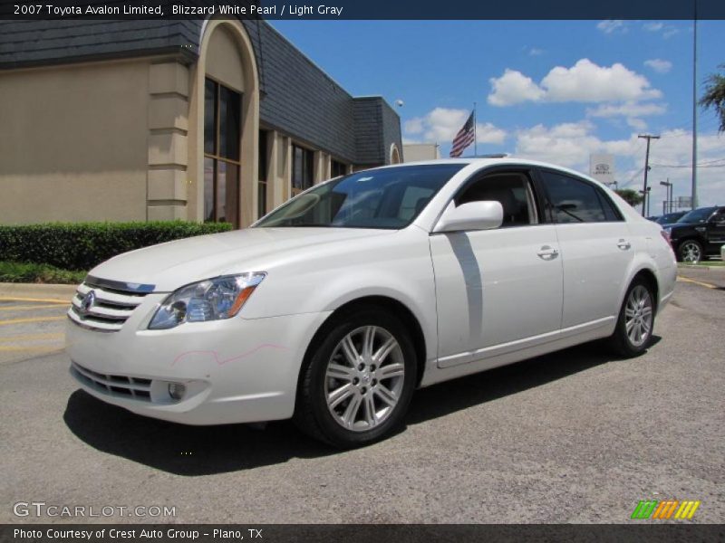 Blizzard White Pearl / Light Gray 2007 Toyota Avalon Limited