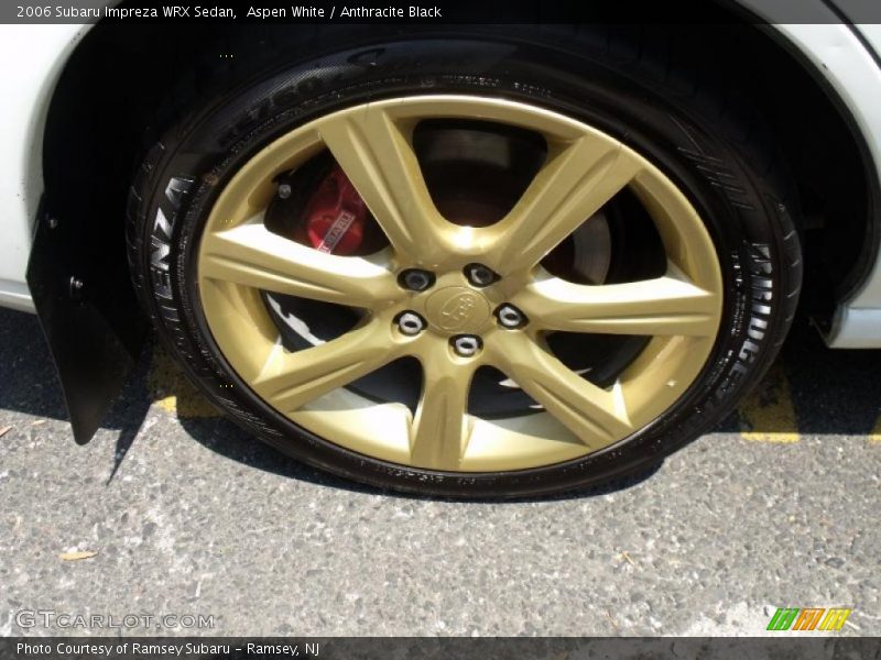 Aspen White / Anthracite Black 2006 Subaru Impreza WRX Sedan