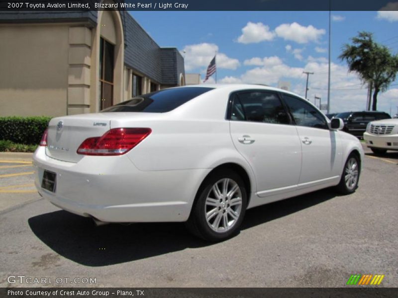 Blizzard White Pearl / Light Gray 2007 Toyota Avalon Limited