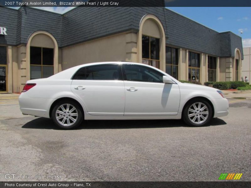 Blizzard White Pearl / Light Gray 2007 Toyota Avalon Limited