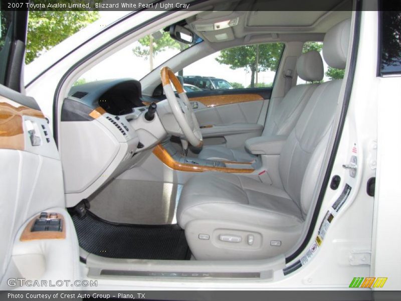 Blizzard White Pearl / Light Gray 2007 Toyota Avalon Limited