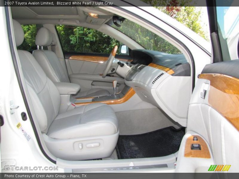 Blizzard White Pearl / Light Gray 2007 Toyota Avalon Limited