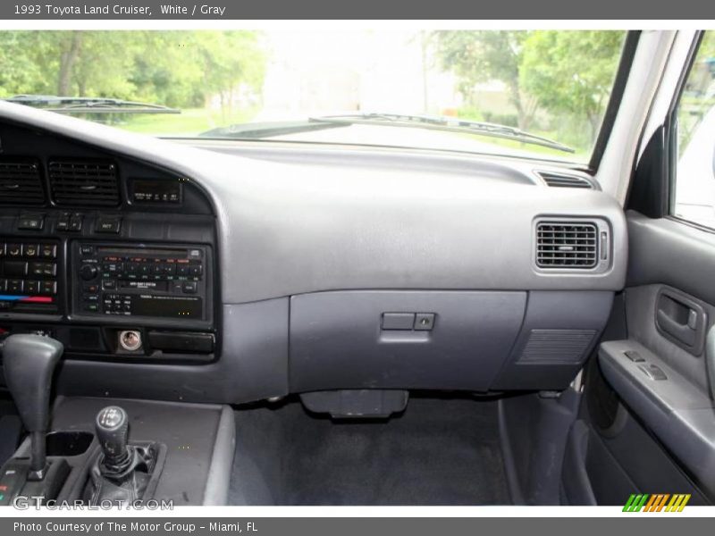 White / Gray 1993 Toyota Land Cruiser