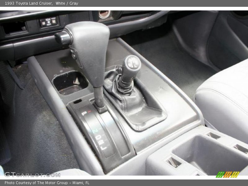 White / Gray 1993 Toyota Land Cruiser