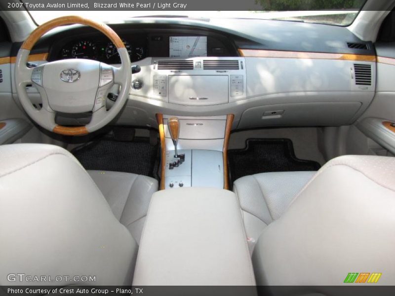 Blizzard White Pearl / Light Gray 2007 Toyota Avalon Limited
