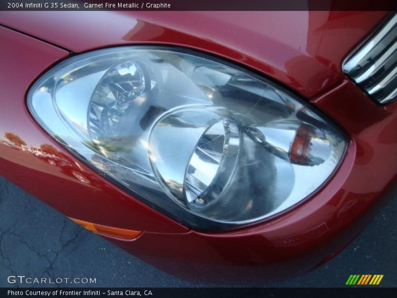 Garnet Fire Metallic / Graphite 2004 Infiniti G 35 Sedan
