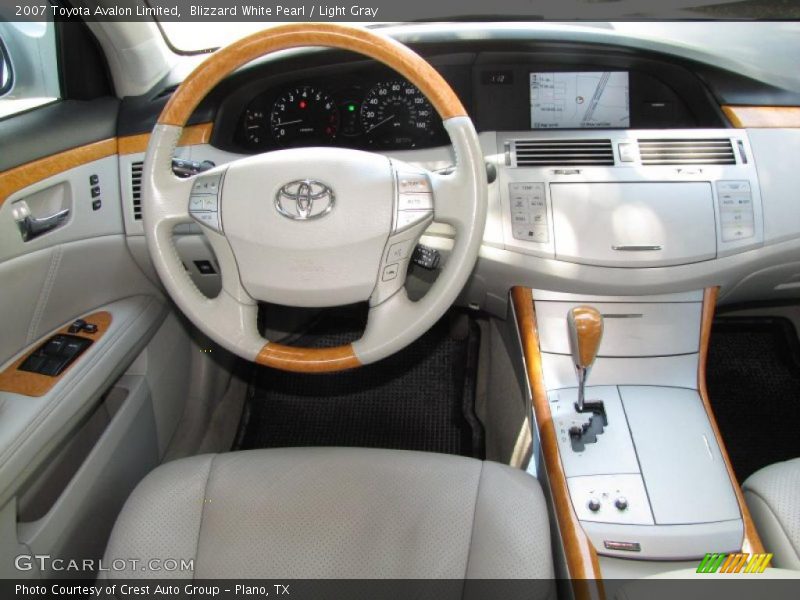 Blizzard White Pearl / Light Gray 2007 Toyota Avalon Limited