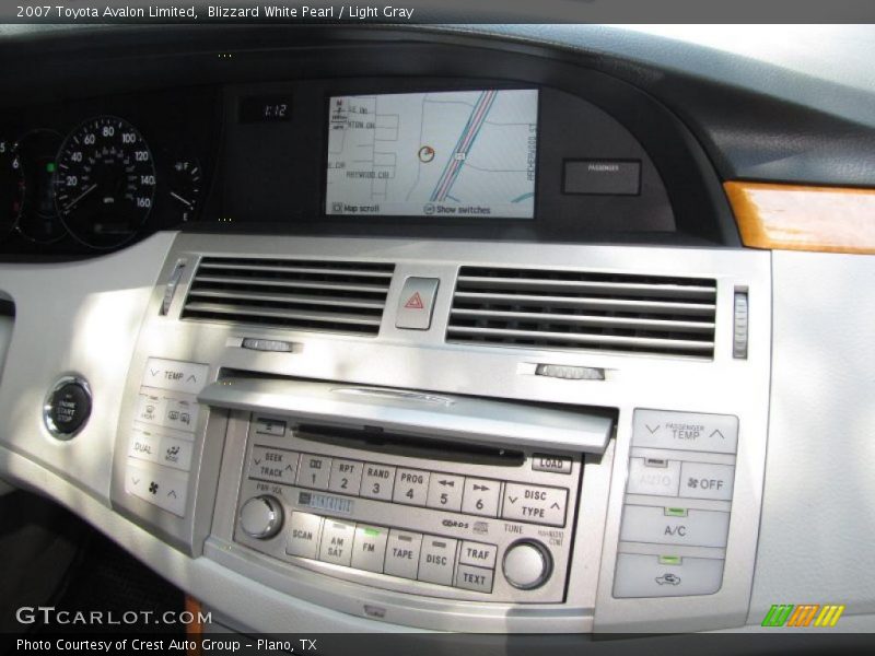 Blizzard White Pearl / Light Gray 2007 Toyota Avalon Limited