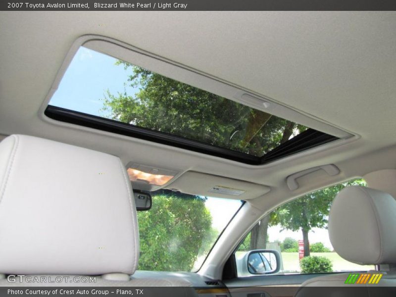 Blizzard White Pearl / Light Gray 2007 Toyota Avalon Limited