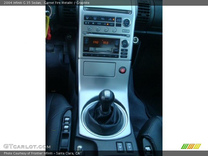 Garnet Fire Metallic / Graphite 2004 Infiniti G 35 Sedan