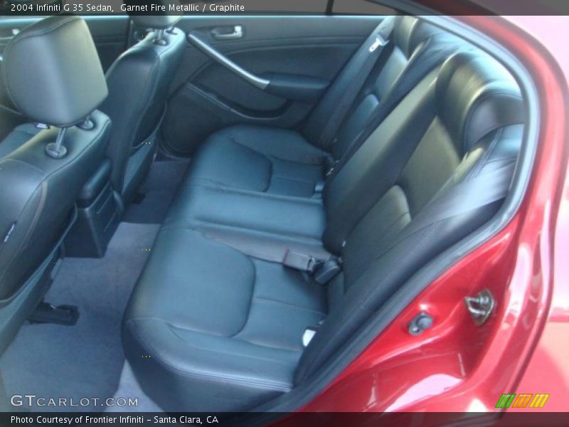 Garnet Fire Metallic / Graphite 2004 Infiniti G 35 Sedan