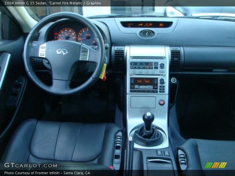 Garnet Fire Metallic / Graphite 2004 Infiniti G 35 Sedan