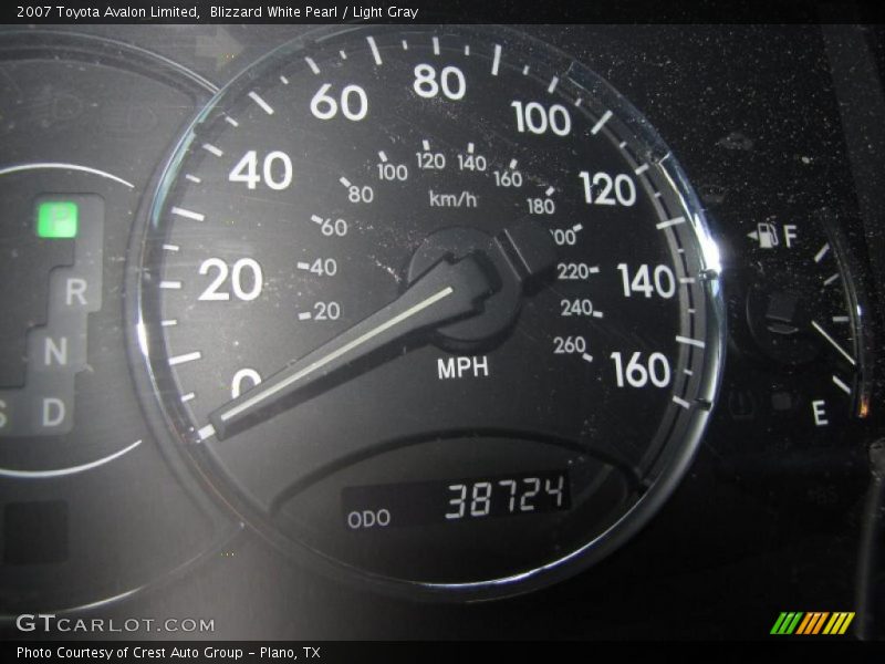 Blizzard White Pearl / Light Gray 2007 Toyota Avalon Limited
