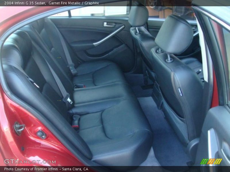 Garnet Fire Metallic / Graphite 2004 Infiniti G 35 Sedan