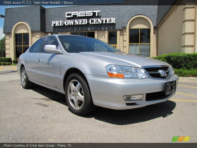 Satin Silver Metallic / Ebony 2002 Acura TL 3.2