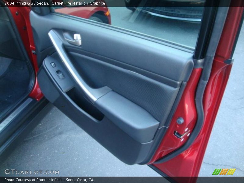 Garnet Fire Metallic / Graphite 2004 Infiniti G 35 Sedan